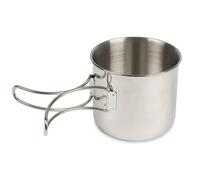 Tatonka Gobelet en Acier Inoxydable avec Poignée de Mug 0,5 L Tasse Neuf 500 ML