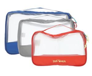 Tatonka Lot de sacs en maille filet pour ranger les ustensiles de voyage.