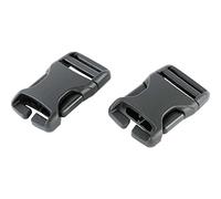 Tatonka Paire de boucles SR-Buckle pour adulte Noir 20 mm