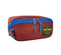 Tatonka Trousse de Toilette Square Zip Pouch S (1 l) - Sac de Toilette Rabattable avec 2 Poches Filet à Fermeture éclair sans PFC/PFAS - 8 x 19 x 7 cm (Tango)