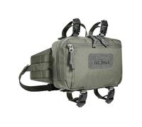 Tatonka Sac Banane Hip & Bar Pouch BC - Grand Sac Banane avec Compartiment zippé, possibilités de Fixation Molle pour Poches supplémentaires, Peut être fixé au Guidon de vélo, 5 litres, Gris Pierre