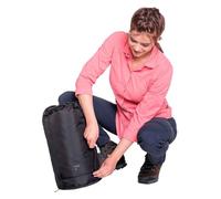 Tatonka Sac de Compression Unisexe pour Adulte - 18 l - Noir - Ø 25 x 51 cm