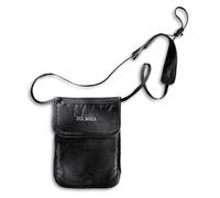 Tatonka Skin Folded Neck Pouch - pochette cou pliable noire Long, zip à gauche