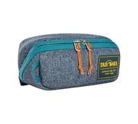 Tatonka Trousse de Toilette Square Zip Pouch S (1 l) - Sac de Toilette Rabattable avec 2 Poches Filet à Fermeture éclair sans PFC/PFAS - 8 x 19 x 7 cm (Navy)