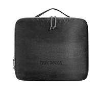 Tatonka SQZY Compression Pouch L (7L/10L) - Sac d'emballage ultra léger et peu encombrant avec fermeture éclair - Transparent, compressible et sans PFC - 29 x 25 x 10 cm (noir)