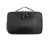 Tatonka SQZY Compression Pouch M (4L/6L) - Cube de Rangement Ultra léger et Peu encombrant avec Fermeture éclair - Transparent, Compressible et sans PFC - 29 x 18 x 8 cm (Noir)