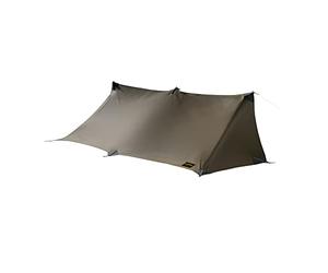 Tatonka Tarp Wing 1 LT - Bâche Ultra légère et très résistante à la déchirure en Polyamide revêtu de Silicone - avec œillets et Passants de Sangle - avec tendeurs et Sac de Rangement - Dimensions :
