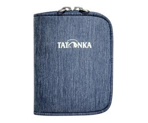 Tatonka Tirelire zippée avec Espace pour 4 Cartes de crédit, Compartiment pour pièces de Monnaie et Compartiment intérieur zippé 9 x 11 x 2 cm Bleu Marine