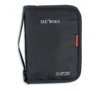 Tatonka Travel Zip M RFID - Porte-documents plat Noir 17x12x3 cm, protection CRYPTALLOY®
