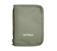 Tatonka Travel Zip M RFID B - Étui de passeport avec bloqueur RFID certifié TÜV - Offre de la place pour passeport, cartes de crédit, documents de voyage, etc. - 17 x 12 x 3 cm, olive, 17 x 12 x 3 cm,