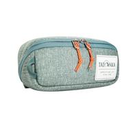 Tatonka Trousse de Toilette carrée avec Fermeture éclair - Taille S (1 l) - Trousse de Toilette Rabattable avec 2 Poches en Filet à Fermeture éclair - sans PFC/PFAS - 8 x 19 x 7 cm, Vert Sage, 8 x 19