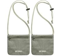 Tatonka Unisexe - Pochette Tour de Cou Skin ID Pouch pour Adulte Olive 11 x 12 cm (Lot de 2)