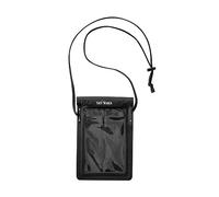 Tatonka WP Neck Pouch Pochette étanche pour téléphone Portable avec Cordon Tour de Cou et fenêtre Transparente pour écran Tactile IPX7 21 x 14 cm (Noir)