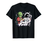 Tatouage Astronaute Alien Drôle Galaxie Espace Tatouage Artiste T-Shirt