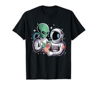 Tatouage Astronaute Alien Drôle Galaxie Espace Tatouage Artiste T-Shirt