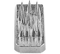 Tatouage chiffre 0 à 9 pointe ronde Kerbl Noir 17,5x9,1x3 mm