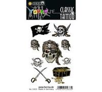 Tatouage CLASSIC 'Coeurs multicolores'
