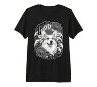 Tatouage Corgi Japan Irezumi T-Shirt Haut de Gamme