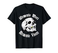 Tatouage crâne Memento Mori & Memento Vivere Stoic T-Shirt