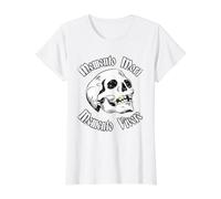 Tatouage crâne Memento Mori & Memento Vivere Stoic T-Shirt Graphique avec Valeur