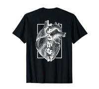 Tatouage cœur sur le dos, art japonais T-Shirt