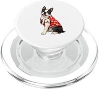 Tatouage de Chien Boston Terrier Mom Love PopSockets PopGrip pour MagSafe