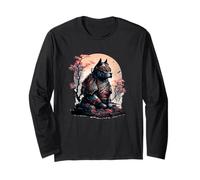 Tatouage de Chien samouraï Ninja Japonais pour Hommes, garçons, Enfants, Adolescents Manche Longue