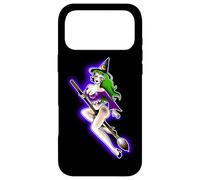 Tatouage de Fille sorcière à Cheval Mignon pin-up Coque pour iPhone 17 Pro Max