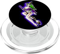 Tatouage de Fille sorcière à Cheval Mignon pin-up PopSockets PopGrip pour MagSafe