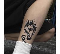 Tatouage de jus de fruit à base de plantes à motif de dragon tatouage imperméable à l'eau et anti - frottement mâle personnalité bras piquant