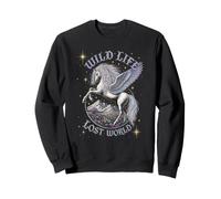 Tatouage de la Faune céleste de Pegasus ailé pour Femmes mystiques Sweatshirt