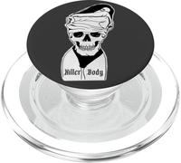 Tatouage de pin-up Killer Body Skull Babe PopSockets PopGrip pour MagSafe