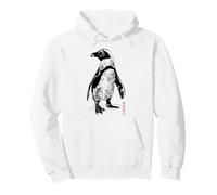 Tatouage de Pingouin Japonais I Dragon Koi Fleurs de Sweat à Capuche