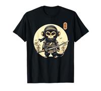 Tatouage de singe ninja japonais Samouraï T-Shirt