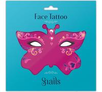 Tatouage de visage Snails Queen of Hearts