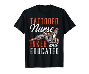 Tatouage d'infirmière tatouée à l'encre et à l'éducation T-Shirt Graphique avec Valeur
