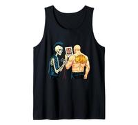 Tatouage drôle de Chat Roux avec Inscription « Trust Me I'm an Artist » Débardeur