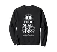 Tatouage drôle Humour Verse de la Bible Religieux Ironie Trashy Tattoo Sweatshirt