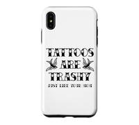 Tatouage drôle Trashy Vintage Tattoos are Trashy Sarcasm Coque pour iPhone XS Max