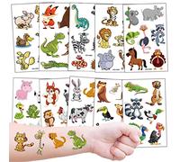Tatouage Enfant Animaux Temporaire pour Enfants 10 Feuilles