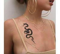 Tatouage Ephemere À L'Encre De Serpent, À Base De Plantes, Imperméables, D'Une Durée De Deux Semaines, Pour Bras, Taille, Jambe, Femme, Jus, Autocollants Semi Permanents Pour Homme