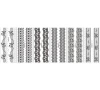 Tatouage Ephemere Dentelle Tatouage Temporaire Étanche Femmes Arc Noir Longue Durée Simulation Cicatrice Couvrant Cuisse Tatouage Temporaire Jambe Anneau