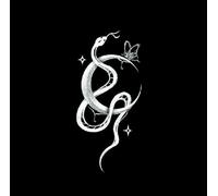 Tatouage Ephemere Serpent De Lune À Base De Plantes, Imperméables, Durée De Deux Semaines, Semi Permanents, Pour Bras, Taille, Jus, Femme, Homme, Autocollants, Faux Tatouagestatouages Temporaires