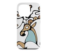 Tatouage ésotérique Prince de Glace Princesse Cerf Coque pour iPhone 13 Pro