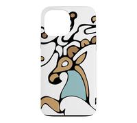 Tatouage ésotérique Prince de Glace Princesse Cerf Coque pour iPhone 13 Pro Max