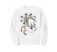 Tatouage ésotérique Prince de Glace Princesse Cerf Sweatshirt