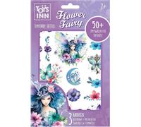 Tatouage fée fleur d'iris - un accessoire magique pour donner vie à votre peau ! Un violet enchanteur qui séduit et ravit, parfait pour toutes les occasions !