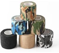 Tatouage Grip Cover- 6pcs 2in Jetable Tattoo Grip Cover Tape Wrap Elastic Auto-Adhesive Bandage Adherent Wrap For Tattoo Machine Grip Accessories Tattoo Supplies