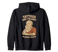 Tatouage Humoristique Platon Pun Blague Philosophie Humour Trashy Tatouages Sweat à Capuche