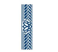 Tatouage imperméable for homme, autocollant de brassard, vague durable, fleur de Dragon, faux tatouage (24x6.3cm)(005)